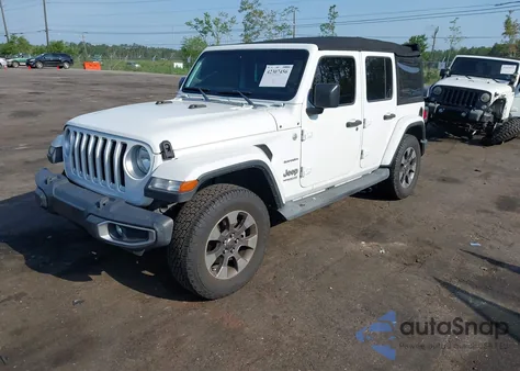 2018 Jeep Wrangler Unlimited Sahara 4X4 из США, поврежденный, VIN 1C4HJXEG3JW175226
